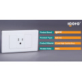 South American White Color 3 Pin Socket